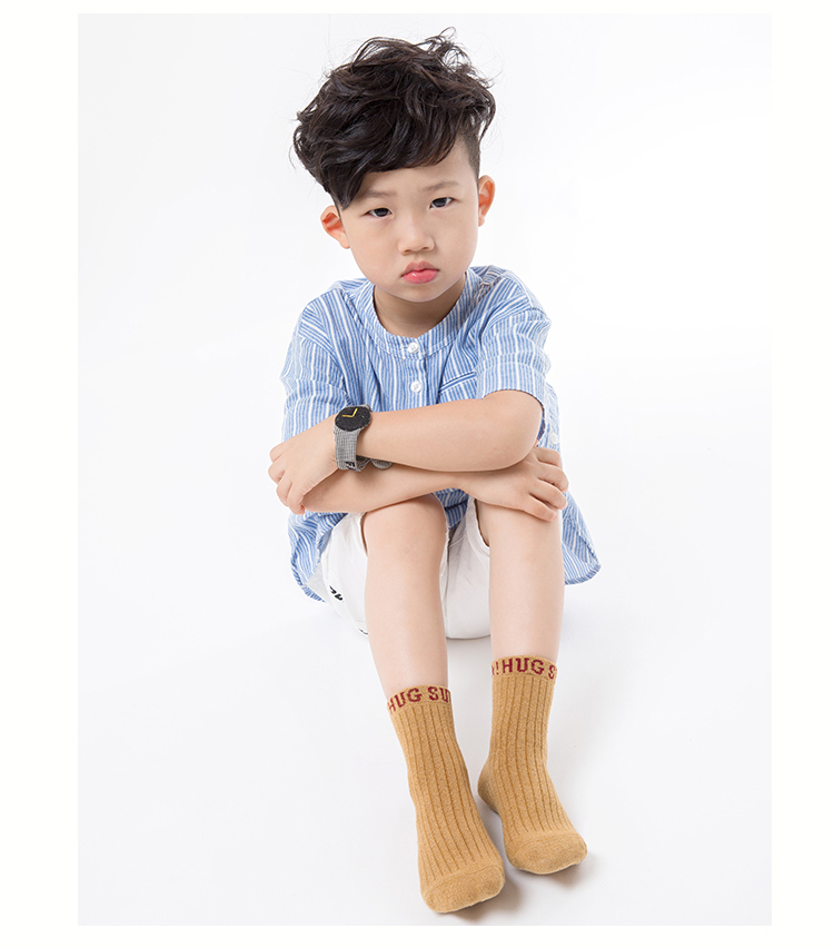 Trẻ em vớ cotton 1-3-5-7-9 tuổi và bé trai có dây trong vớ vớ học sinh vớ trẻ em mùa đông đồ trẻ em