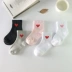 Yêu nếu mùa thu và mùa đông mới vớ trẻ em cotton vớ Song Khẩu tình yêu vớ cotton 3-5-7-9 tuổi tất cho bé sơ sinh Vớ