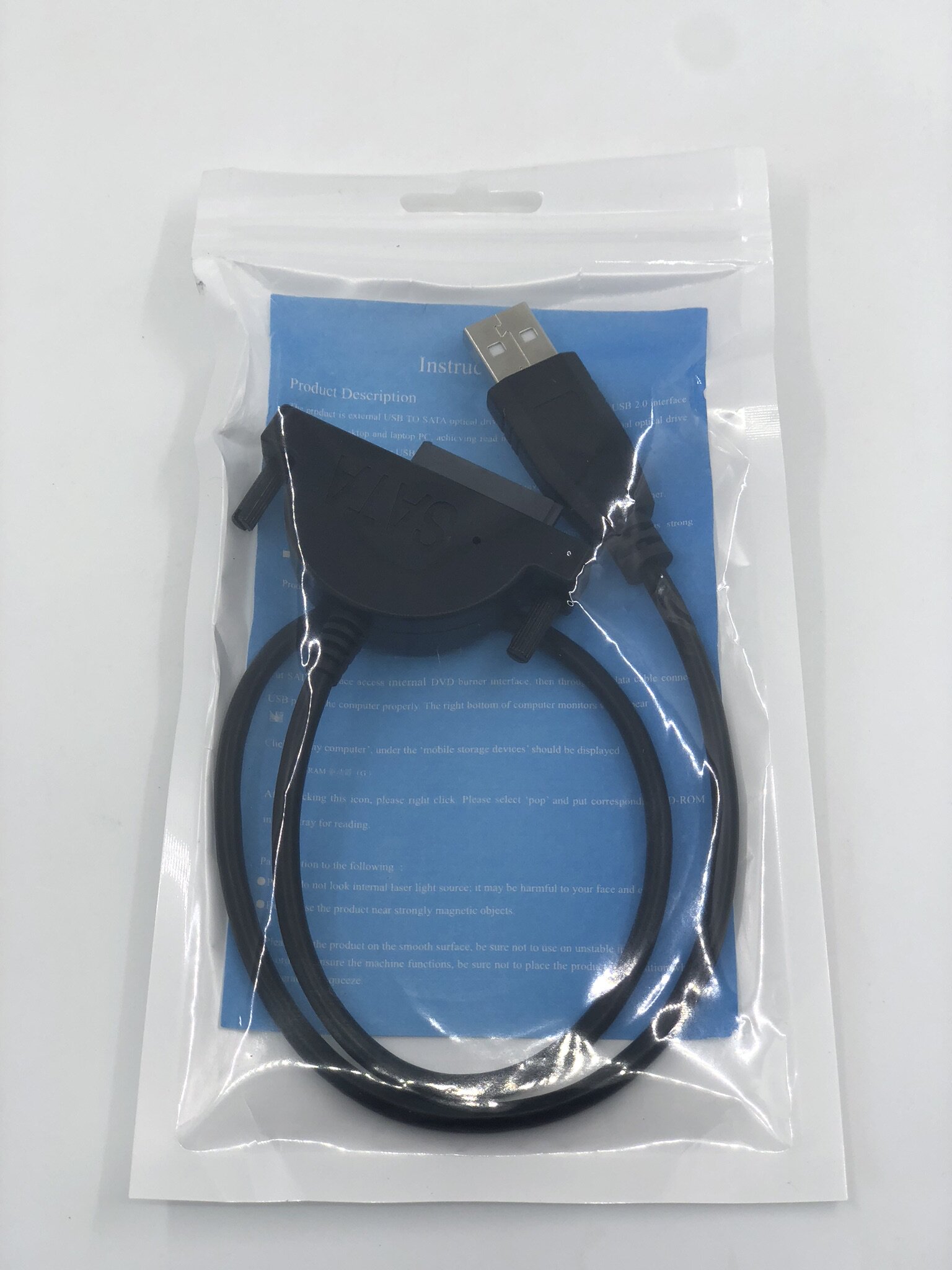 Notebook computer CD player SATA to USB SATA3 serial port easy-to-drive cable external optical disk USB to SATA7 6-wire