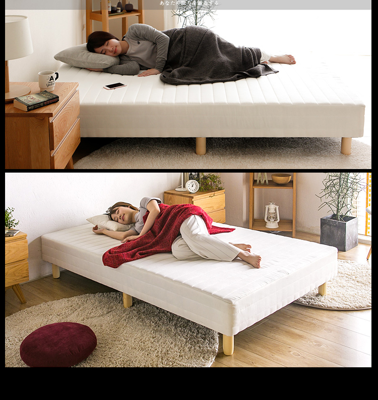 Kiểu Nhật giường tatami 1,2m giường đơn không có đầu giường căn hộ nhỏ thuê một nền kinh tế giường đôi - Giường mẫu giường sắt