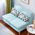 Đôi sofa sofa vải căn hộ nhỏ ban công phòng ngủ nhỏ đơn sofa cả bình thường và đơn giản Bắc Âu nhỏ - Ghế sô pha