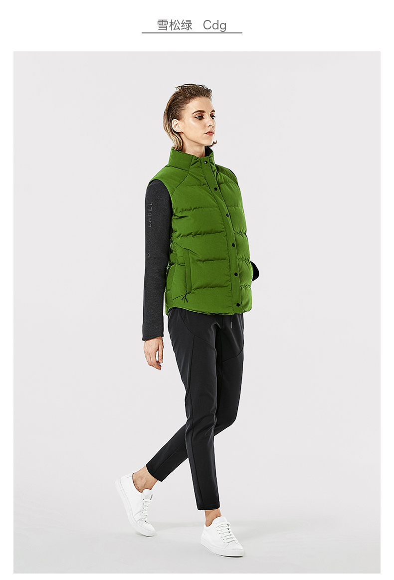 Hoa Kỳ HOTSUIT nữ vest mùa đông đứng cổ áo chống gió ấm thể thao xuống vest mỏng xuống vest áo khoác nỉ lining
