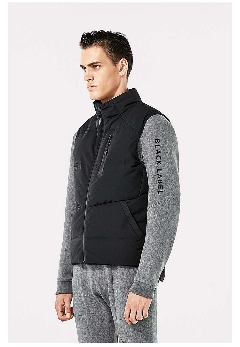 Áo khoác nam HOTSUIT của Mỹ mùa đông mới ngắn đoạn mỏng đứng ấm cổ áo thể thao xuống áo gió - Áo thể thao áo phao 3 lỗ nam