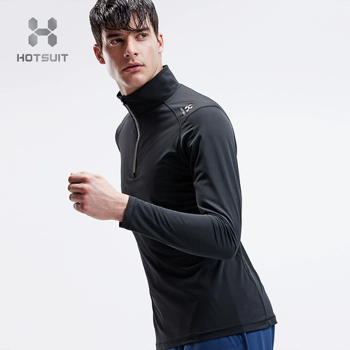 HOTSUIT Тонкий быстросохнущий лонгслив, приятная телу спортивная форма для спортзала, впитывает пот и запах, для бега