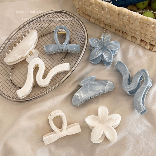 Заколка для волос, большая заколка-крабик, акула, аксессуар для волос, изысканный стиль