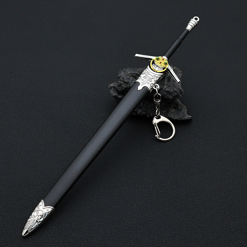 巫师3兵器狂猎魔人剑带鞘双头兽剑22CM值得入手吗？_游戏_淘宝游戏网