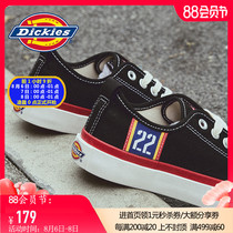 Dickies womens shoes 2021 summer all-match low-top shoes British style black canvas shoes retro casual board shoes