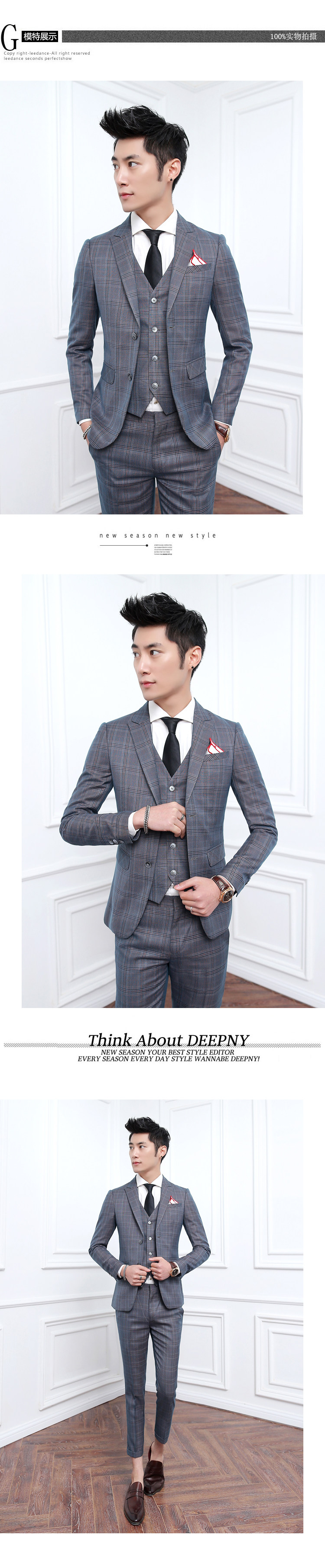 Costume homme en polyester pour Quatre saisons - Ref 1578880 Image 12