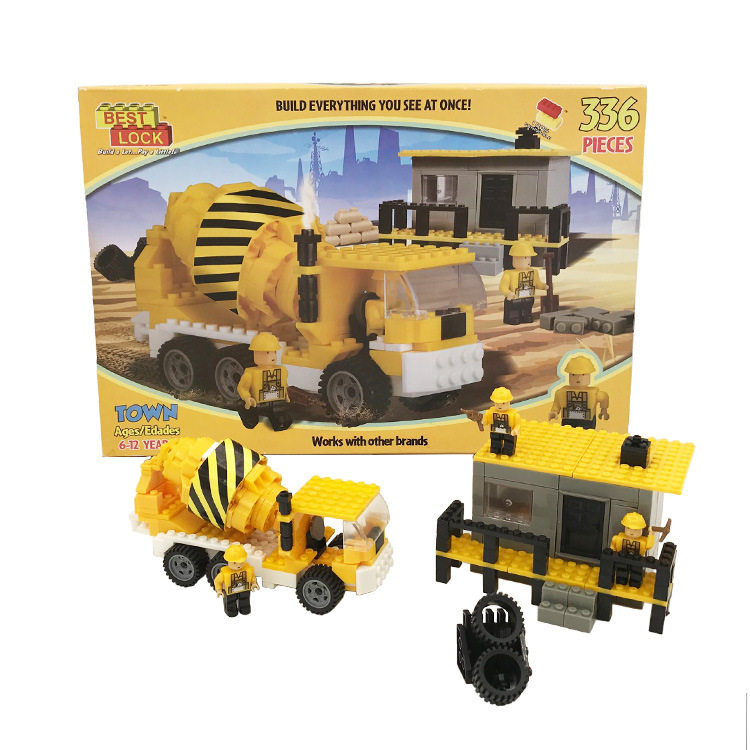 Exit German Original Dress Puzzle Assembly Insert Building Block Toy Engineering Stirring Car Suit Model Boy Gift