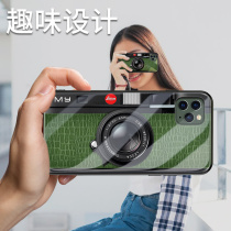 Apple 11 mobile phone shell iPhone11promax retro Lycra camera X personality creative XR limited edition XSMAX silicone all-inclusive anti-fall 8plus men and women couples 7p