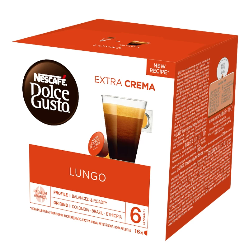 Nestlé/Starbucks Domo Cool Capsule Capsule Dolce Gusto Cabcino American Sites Optional