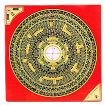 Compass Feng Shui plate high precision pure copper 8 inch wooden Tongsheng professional three yuan three comprehensive plate compass