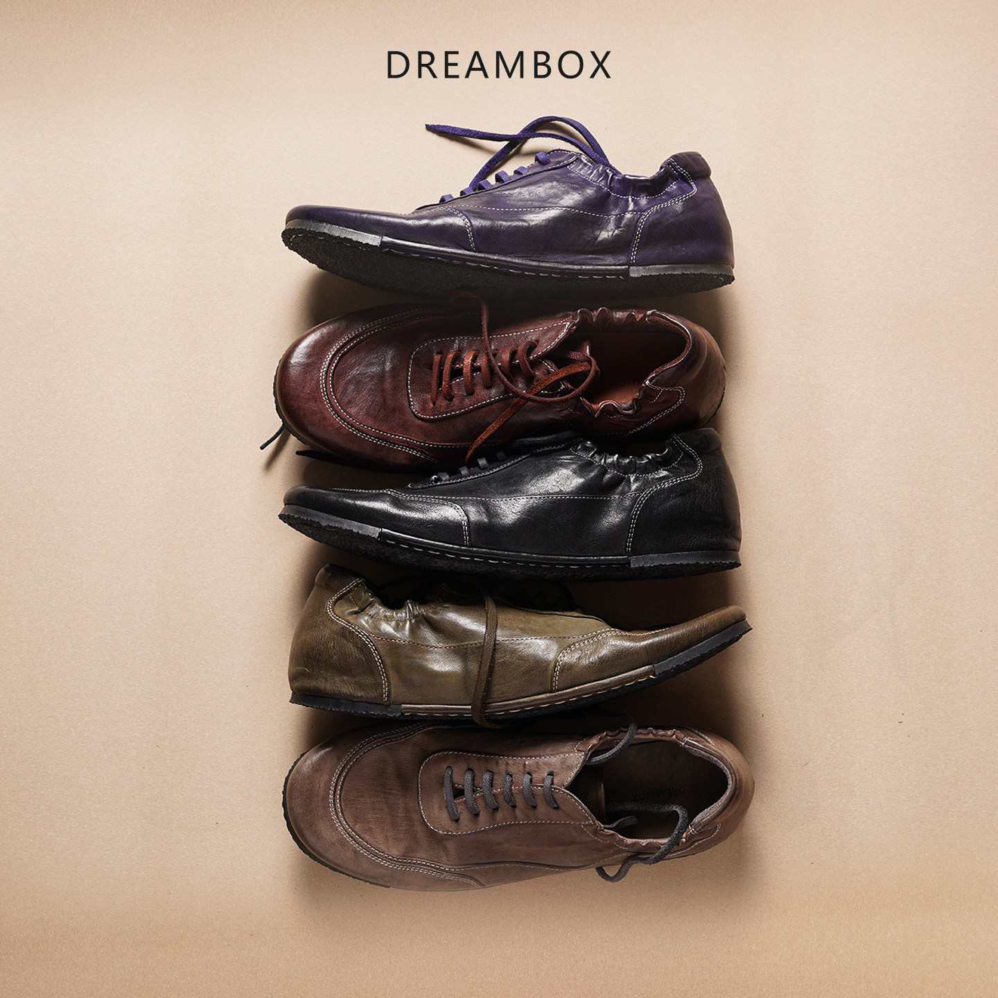 huge soft! extremely breathable] dreambox junbo import kangaroo leather  handmade moral training shoes, wear plaid to