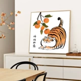 Cross -STITCH 2024 Новая вышивка потока, небольшие детали ручной работы, простая новичка первая вышивка, маленький тигр, все желательно