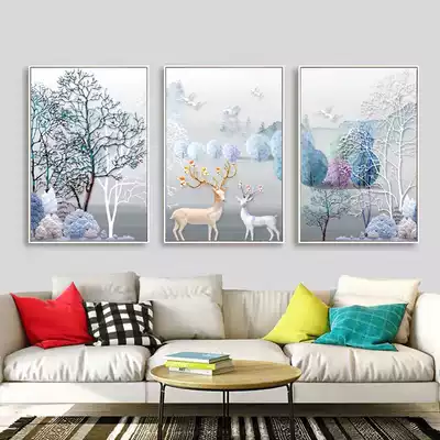 5d Diamond painting full diamond rich Elk Point stick diamond embroidery 2021 new living room European tripchin