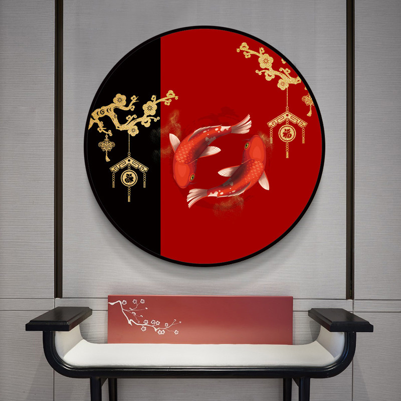 Koi annunciation cross-stitch 2020 new thread embroidery small pieces living room bedroom dining room small self-embroidery handmade full embroidery