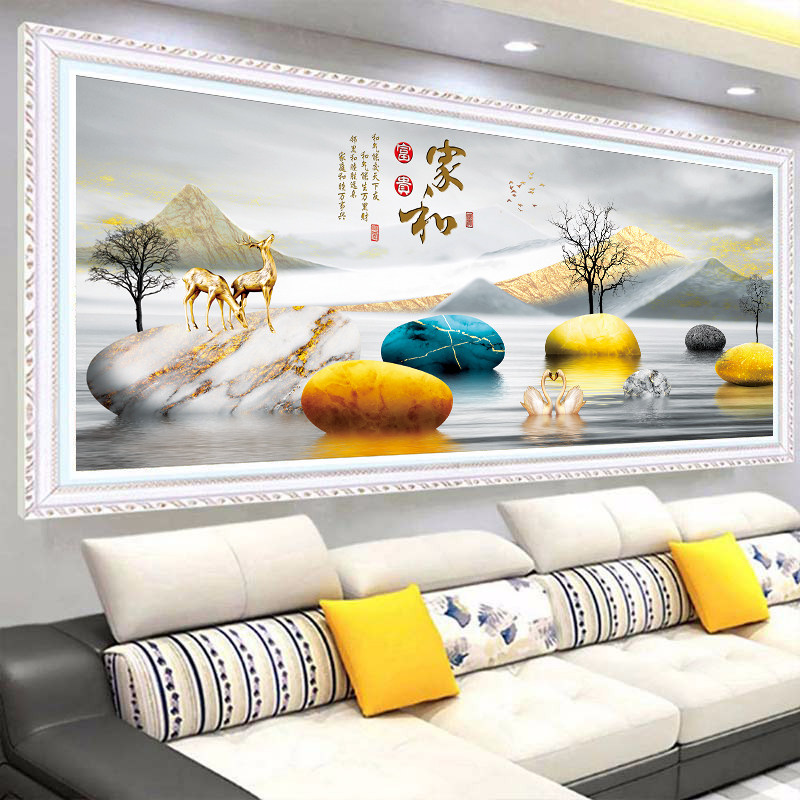 Home and Masterpiece Cross embroidered 2021 new line embroidered living room embroidered with handmade stone to run