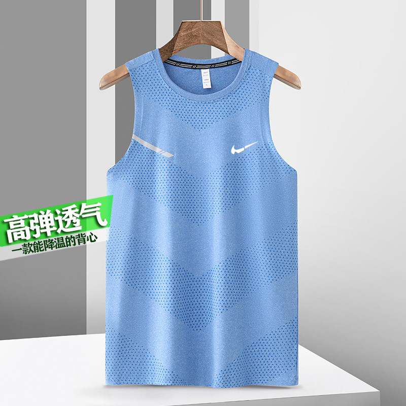 Summer Cool Professional Marathon Running Vest for Men and Women Lightweight Quick-Drying Clothing Sports Casual Fitness Sleeveless T-Shirt S