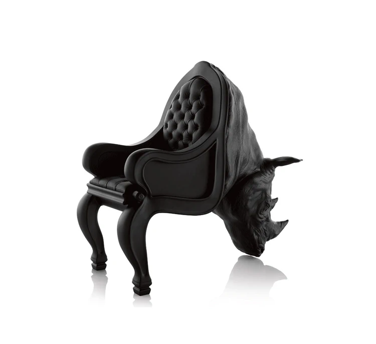 JuLanMake thiết kế ban đầu đồ nội thất ghế tê giác Rhino CHAIR ghế ngồi hình con vật FRP - Đồ nội thất thiết kế