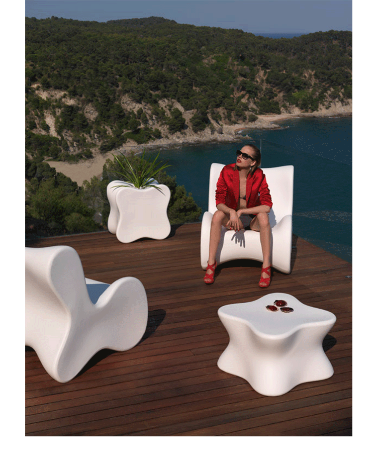 JuLanMake thiết kế nội thất sáng tạo DOUX LOUNGE CHAIR ghế phòng chờ người yêu sofa ngoài trời - Đồ nội thất thiết kế ghế sofa đơn