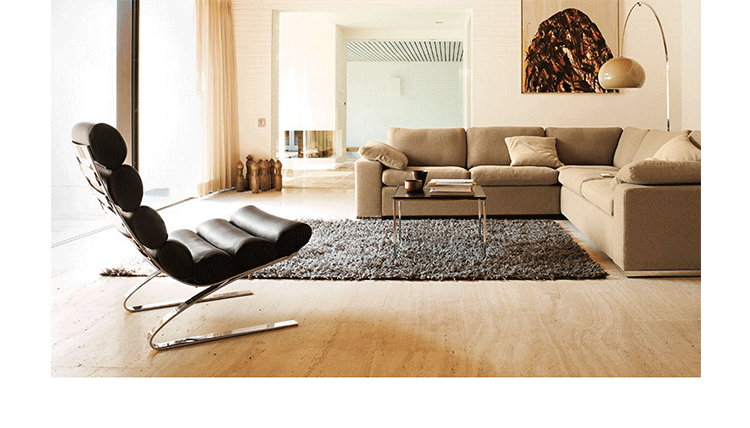 Đồ nội thất thiết kế JuLanMake SINUS LOUNGE GHẾ VÀ OTTOMAN ghế tựa xoang - Đồ nội thất thiết kế ghế tiffany