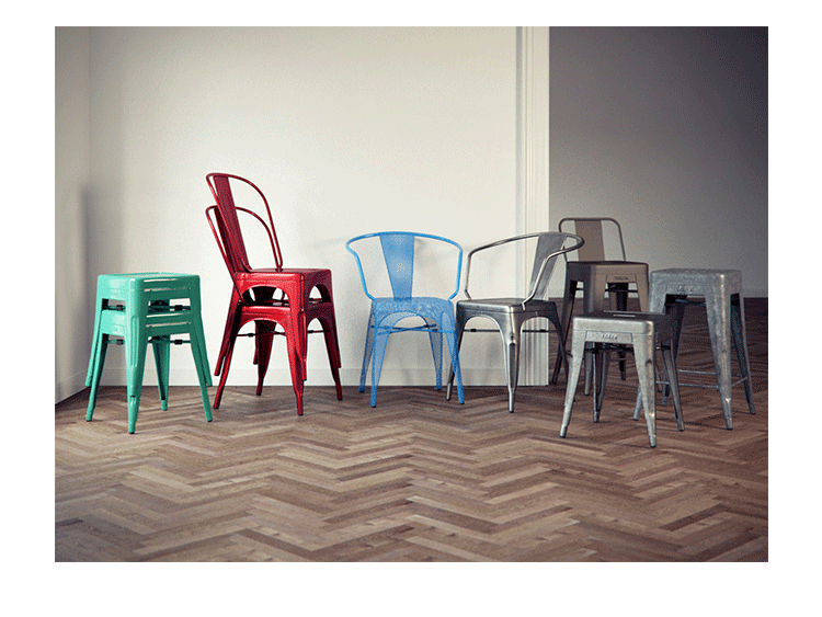 JuLanMake LOFT thiết kế nội thất gió công nghiệp TOLIX MINI STOOL thanh sắt ngắn - Giải trí / Bar / KTV