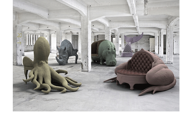 JuLanMake thiết kế ban đầu đồ nội thất WHALE CHAIR ghế cá voi FRP ghế sofa sáng tạo - Đồ nội thất thiết kế ghế bố thư giãn