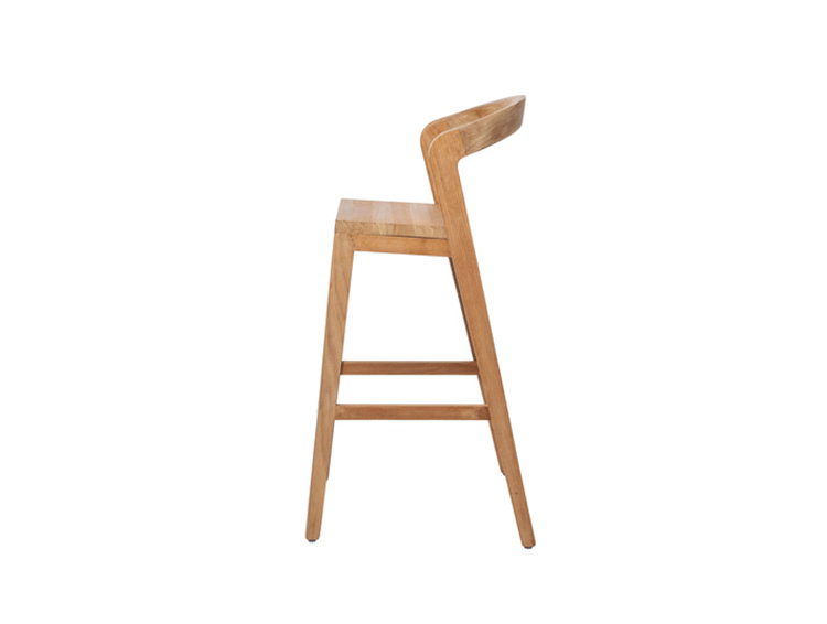 JuLanMake Đồ gỗ rắn Bắc Âu Thiết kế nội thất CHƠI TRÒ CHƠI Chơi Bar Stool High Bar Ghế - Giải trí / Bar / KTV ghế quầy bar có lưng tựa