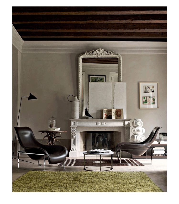 JuLanMake thiết kế nội thất MART LOUNGER CHAIR Matt ghế tựa FRP ghế phòng mô hình - Đồ nội thất thiết kế ghế ăn