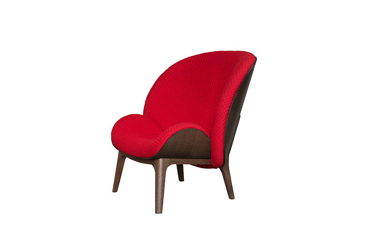 Kluang thiết kế sáng tạo đồ nội thất ôm ghế bành ôm ghế bành vải ngắn ghế sofa gỗ