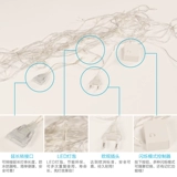 Весенний фестиваль Гирлянды Мигающие красочные огни 5 м 10 м Декоративные неоновые подвесные светильники Звездные маленькие лампочки Новогодние подключаемые елочные огни