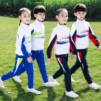 Primary school Childrens class clothes Men and women Childrens clothes Long sleeves Autumn Winter Sports Inn College Wind school Suit Kindergarten Garden Clothing