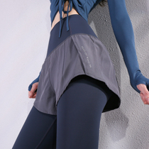 Beemen2021 spring and summer new fake two sports trousers women wear casual loose Korean fitness yoga pants