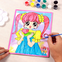 Children painting and coloring childrens watercolor painting graffiti painting painting painting painting manual children coloring painting paper