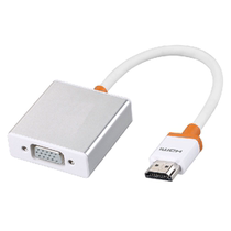  HDMI to VGA converter cable with 3 5 interface Laptop connection Multimedia projector display
