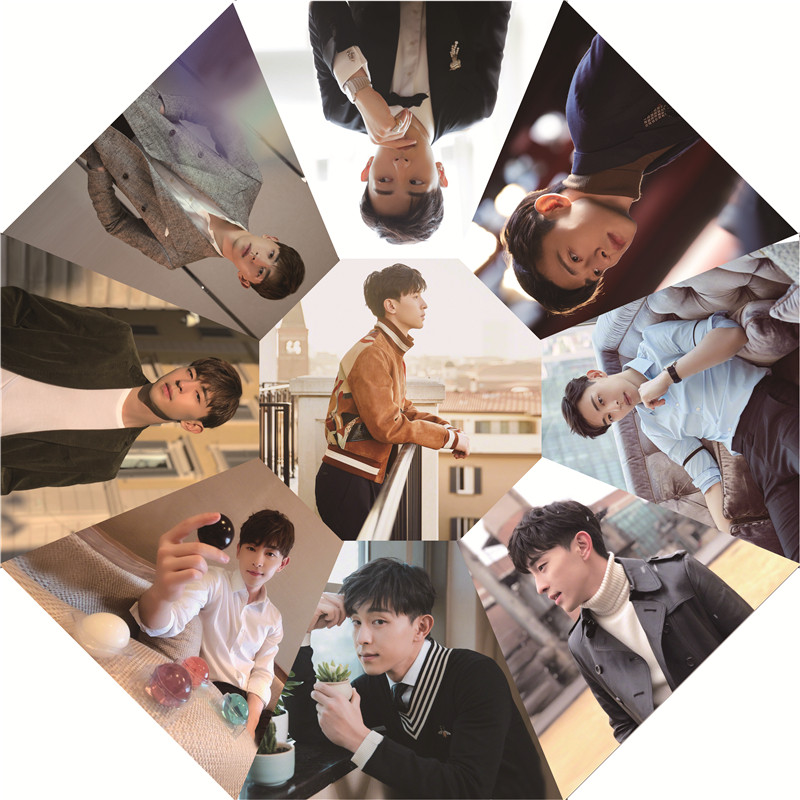 Fragrant honey sinks like frost Xufeng Deng Lunqing umbrella star surrounding vinyl custom sunshade windproof gift umbrella female