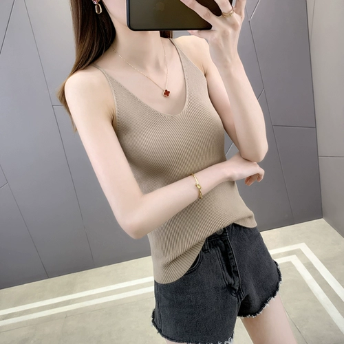 Бюстгальтер-топ, белая короткая трикотажная майка топ без рукавов, 2020, популярно в интернете, облегающий крой, эффект подтяжки