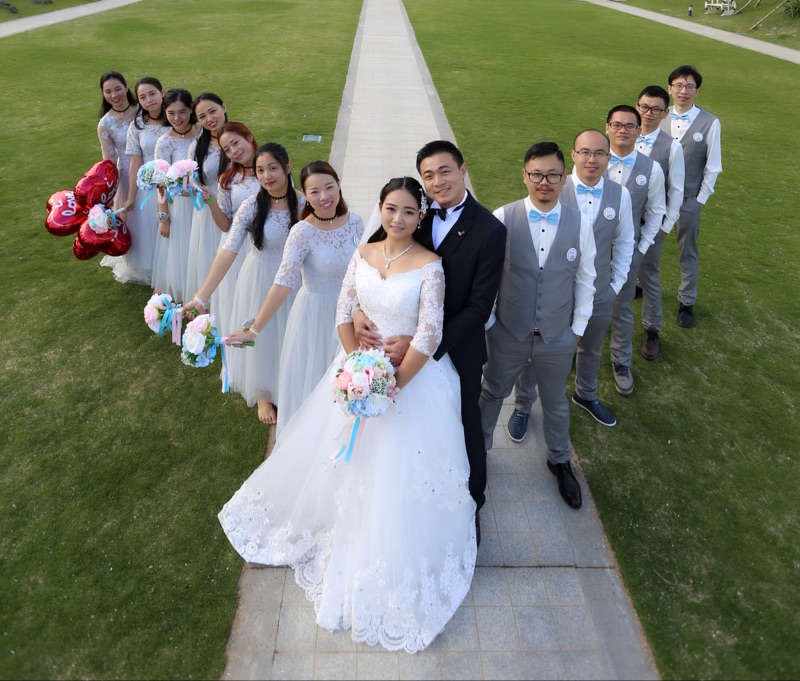 Cho thuê mùa đông phù rể Chen Xiao đám cưới với anh em phù hợp với nam xám tốt nghiệp hợp xướng nhỏ phù hợp với vest vest quần đũi nam