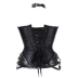 Thương mại điện tử xuyên biên giới cung cấp hàng đầu ống gothic treo cổ 11 dây thép bên thân chặt chẽ corset tòa án