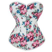 European and American rose pattern tummy control and chest shaping clothing sexy palace corset waist and tummy control fashionable outer wear