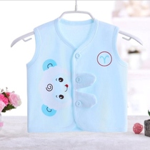 Baby vest spring and autumn baby waistcoat summer thin men and women children cotton small vest single-layer cardigan