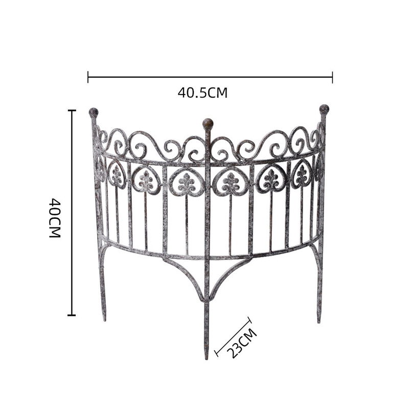 Wrought Iron Fence Garden Railing Climbing Trellis Courtyard Garden Rose Plant Climbing Trellis Half-Circle Fence Hydrangea Wrought Iron Fence Garden Railing Climbing Trellis Courtyard Garden Rose Plant Climbing Trellis Half-Circle Fence Hydrangea