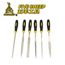Wuyang diamond file set woodworking grinding tool small flat head flat head triangular file 5mm small wrong knife