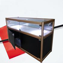Jewelry display cabinet glass gold jewelry counter new Chinese jewelry store cash register shelf Jade small ornaments