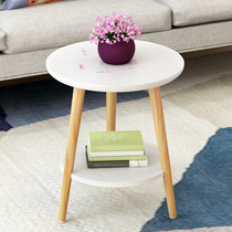 Chinese-style European small table simple small round table small coffee table Nordic small round coffee table side table