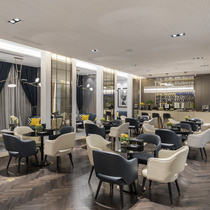 European sales office negotiation table and chair combination simple modern hotel club leisure reception chair sales department furniture