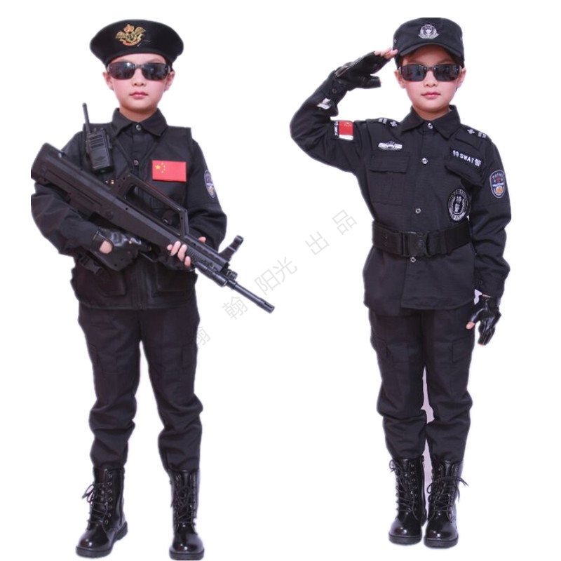 Đồ chơi trẻ em súng sinh nhật quà tặng trẻ em bé đặc biệt cảnh sát phù hợp với thiết bị nam và nữ cảnh sát quần áo mèo đen cảnh sát trưởng quần áo súng đồ chơi bao nhiêu tiền