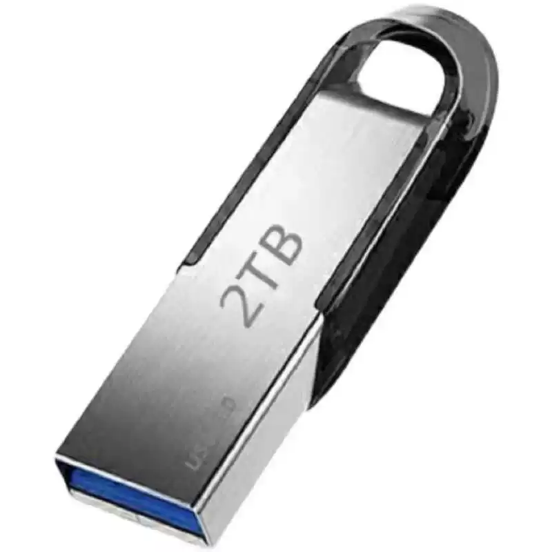 Объемный USB-флеш-накопитель, водонепроницаемая высокоскоскость связка-ключодержатель, 2000Г