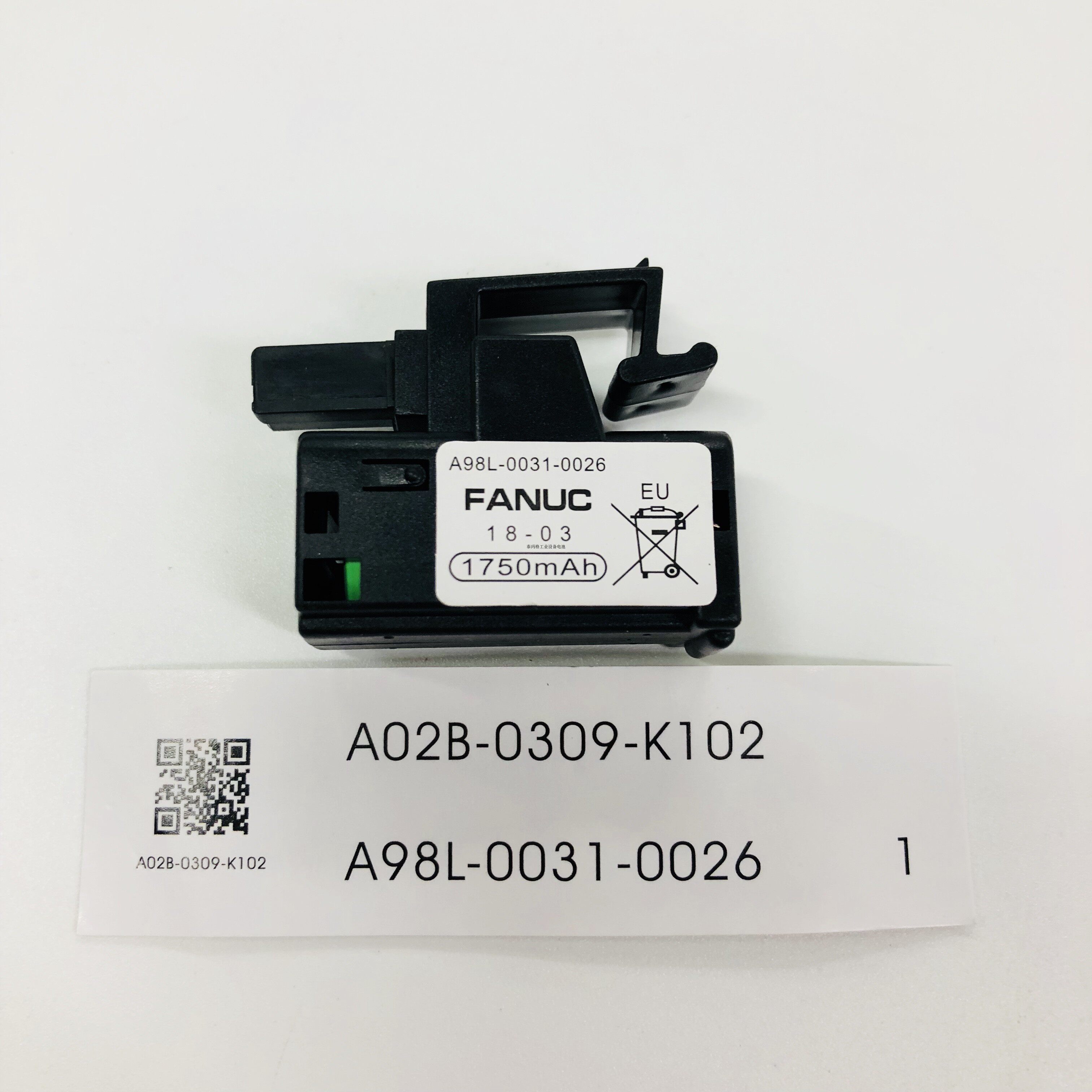 Original FANUC A98L-0031-0026 A02B-0323-K102 1750mAH FANUC battery