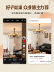 French Mid-Century Style Living Room Chandelier 2025 New American Retro High-End Petal Glass Villa Lobby Lighting Fixtures